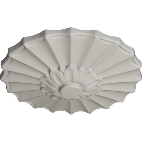 Shakuras Ceiling Medallion (Fits Canopies Up To 1 3/8), Hand-Painted Pot Of Cream, 9OD X 1 3/8P